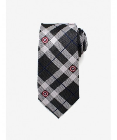 Clearance Marvel Captain America Gray Plaid Tie $25.56 Ties