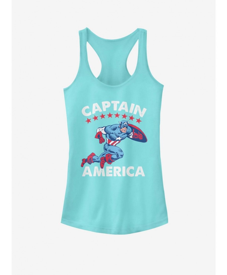 Big Sale Marvel Captain America Girls Tank $7.97 Tanks