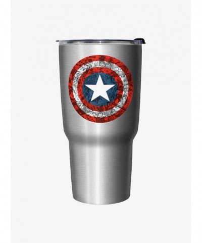 Clearance Marvel Captain America Comic Book Shield Travel Mug $12.86 Others