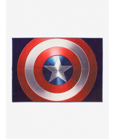 Discount Sale Marvel Captain America Shield Rug $30.90 Others