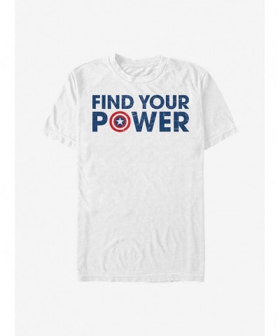 Absolute Discount Marvel Captain America Shield Power T-Shirt $11.95 T-Shirts