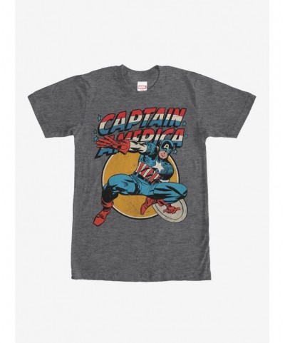 Value Item Marvel Captain America Shield T-Shirt $9.56 T-Shirts