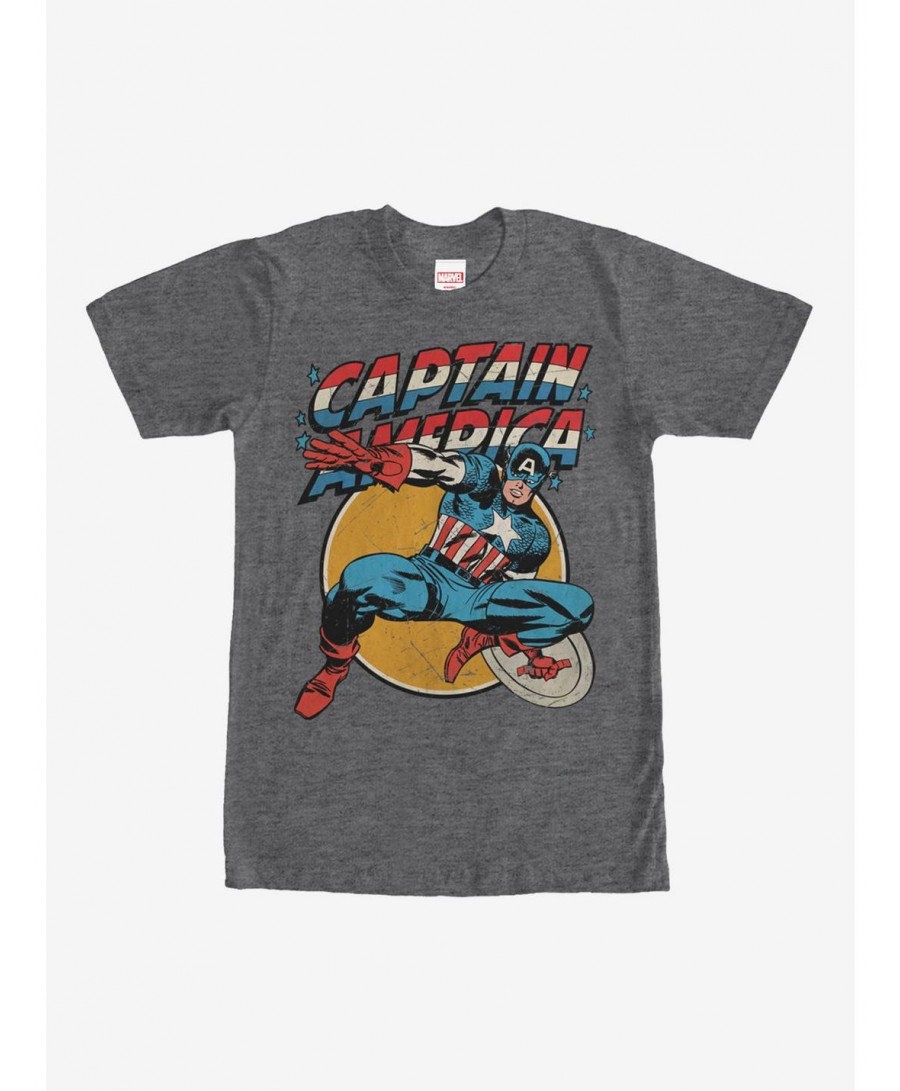 Value Item Marvel Captain America Shield T-Shirt $9.56 T-Shirts