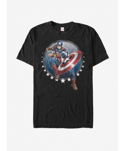 Value for Money Marvel Captain America Captain Toss T-Shirt $9.80 T-Shirts