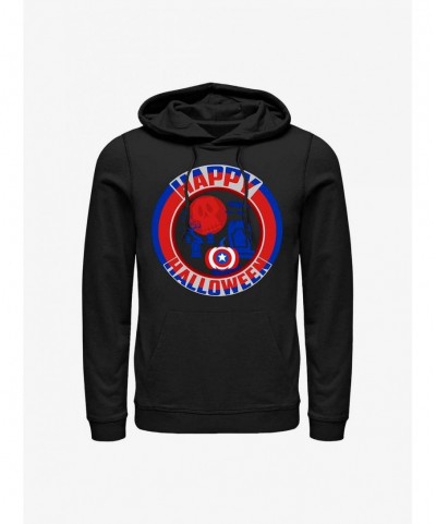 Wholesale Marvel Captain America Happy Halloween Hoodie $17.51 Hoodies