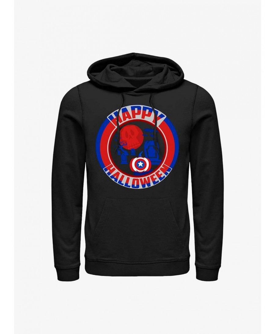 Wholesale Marvel Captain America Happy Halloween Hoodie $17.51 Hoodies