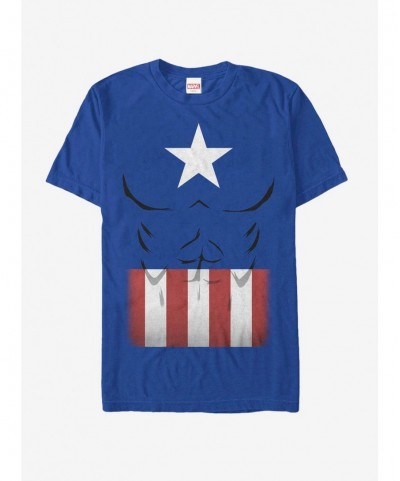 Premium Marvel Halloween Captain America Costume T-Shirt $9.08 T-Shirts