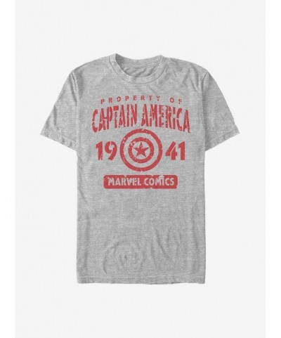 Discount Sale Marvel Captain America Captains Property T-Shirt $9.08 T-Shirts