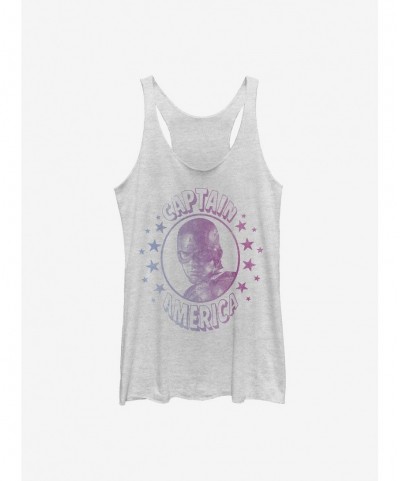 Flash Deal Marvel Captain America Stars Girls Tank $9.32 Tanks