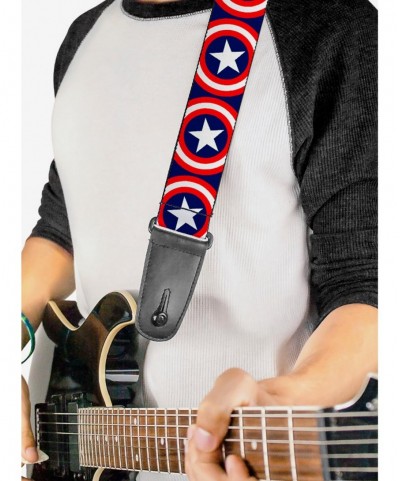 Exclusive Marvel Captain America Shield Repeat Guitar Strap $11.95 Others