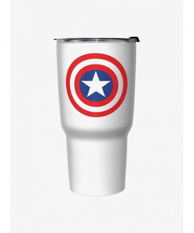 Cheap Sale Marvel Captain America Classic Shield Icon Travel Mug $13.46 Others