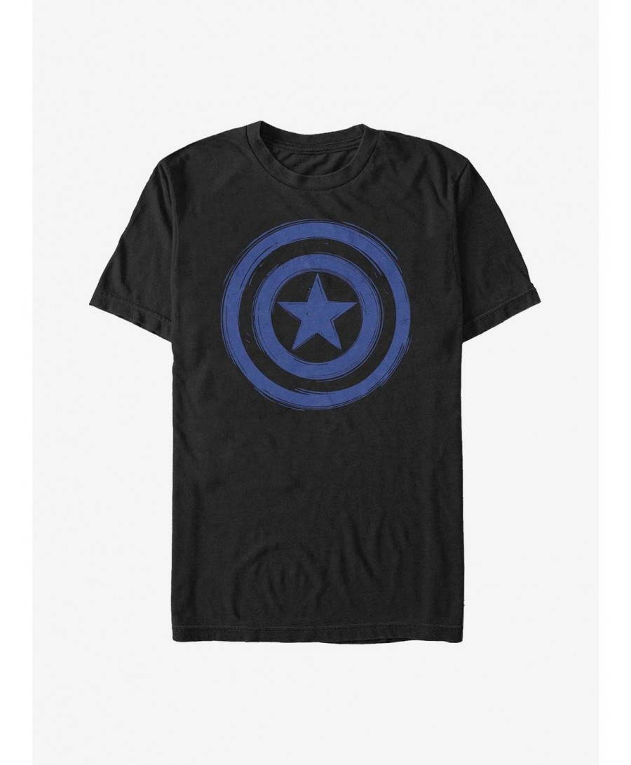 Trendy Marvel Captain America Woodcut Cap America T-Shirt $7.17 T-Shirts