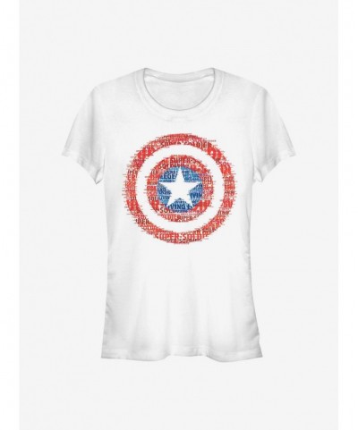 Clearance Marvel Captain America Super Soldier Girls T-Shirt $11.95 T-Shirts