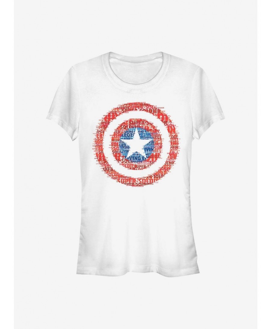 Clearance Marvel Captain America Super Soldier Girls T-Shirt $11.95 T-Shirts