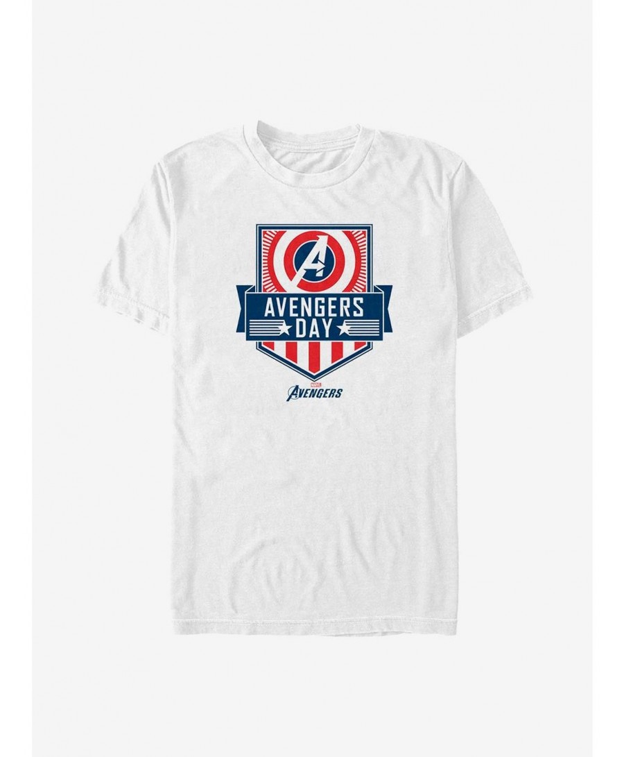 Big Sale Marvel Captain America Day Of Avengers T-Shirt $11.47 T-Shirts