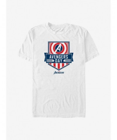 Big Sale Marvel Captain America Day Of Avengers T-Shirt $11.47 T-Shirts