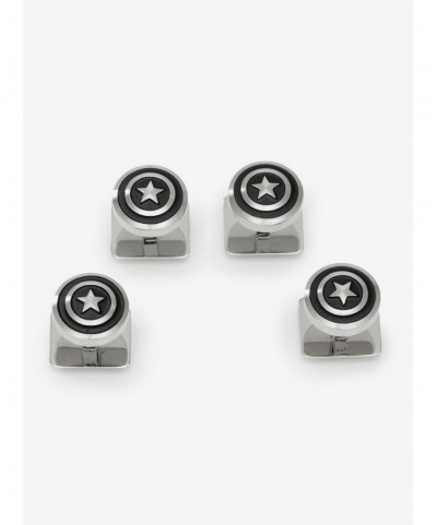 Big Sale Marvel Captain America Shield Stainless Steel Studs $98.36 Others