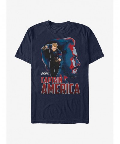 High Quality Marvel Avengers: Infinity War Captain America View T-Shirt $11.71 T-Shirts