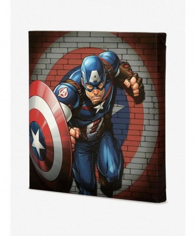 Low Price Marvel Captain America Canvas Wall Decor $12.50 Others