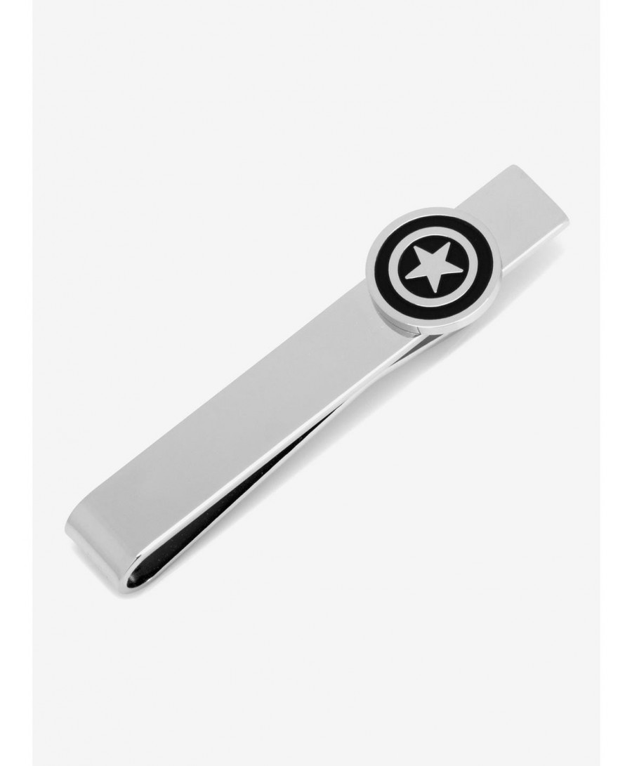 Special Marvel Captain America Silver Tie Bar $20.19 Bar