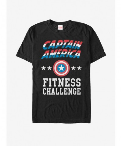 Bestselling Marvel Captain America Challenge Captain T-Shirt $8.84 T-Shirts