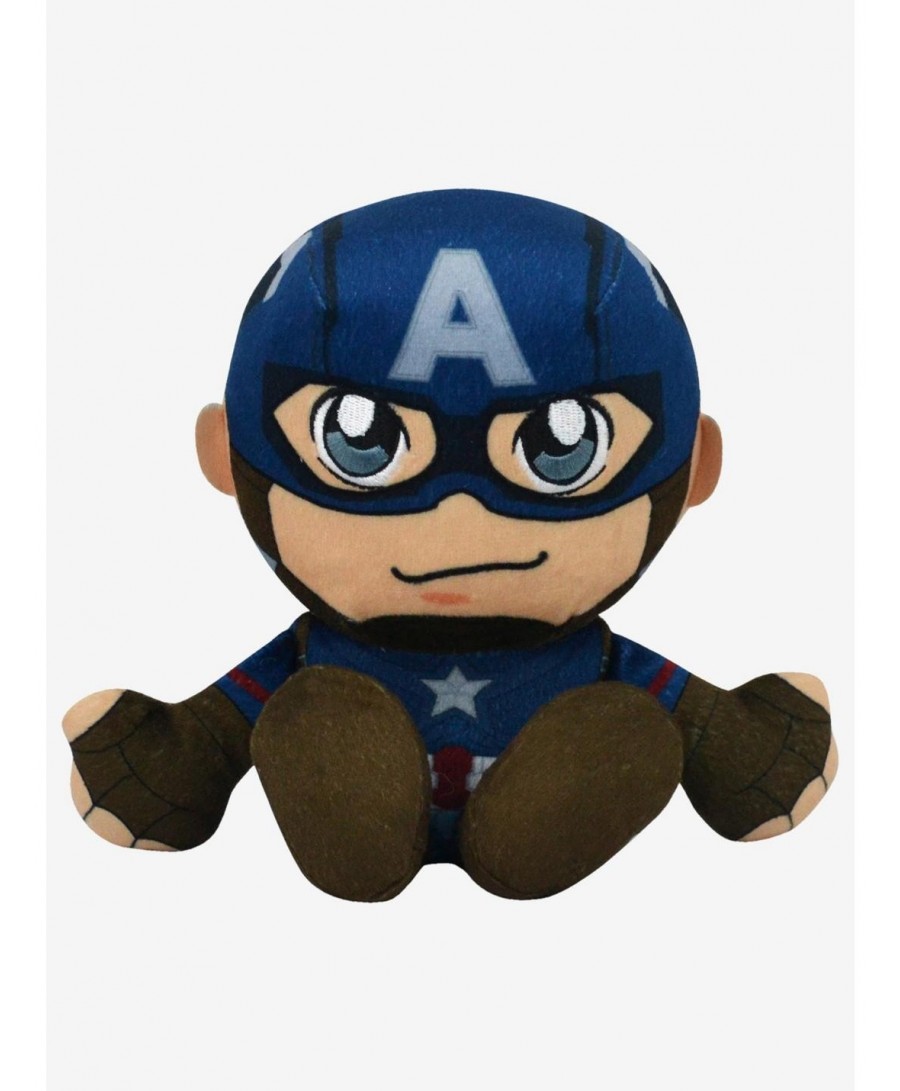 Trendy Marvel Captain America 8" Kuricha Sitting Plush $10.07 Plush