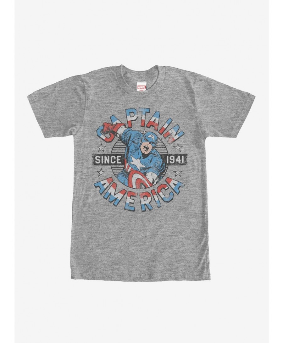 Wholesale Marvel Captain America 1941 T-Shirt $9.56 T-Shirts