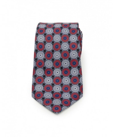 Crazy Deals Marvel Captain America Shield Grey Men's Tie $6.77 Ties