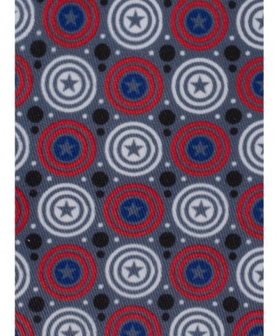 Crazy Deals Marvel Captain America Shield Grey Men's Tie $6.77 Ties