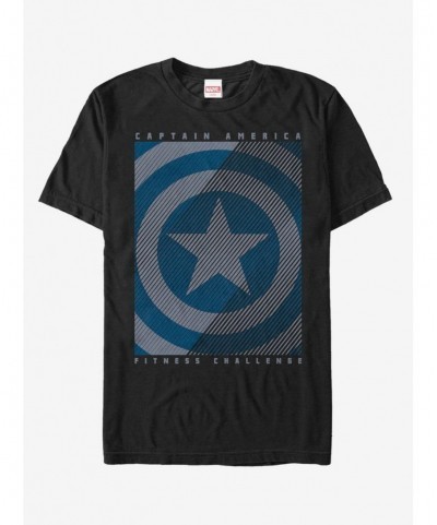 Special Marvel Captain America Shield Camp T-Shirt $9.80 T-Shirts