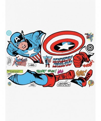 Value for Money Marvel Captain America Comic Giant Wall Decals $11.66 Others