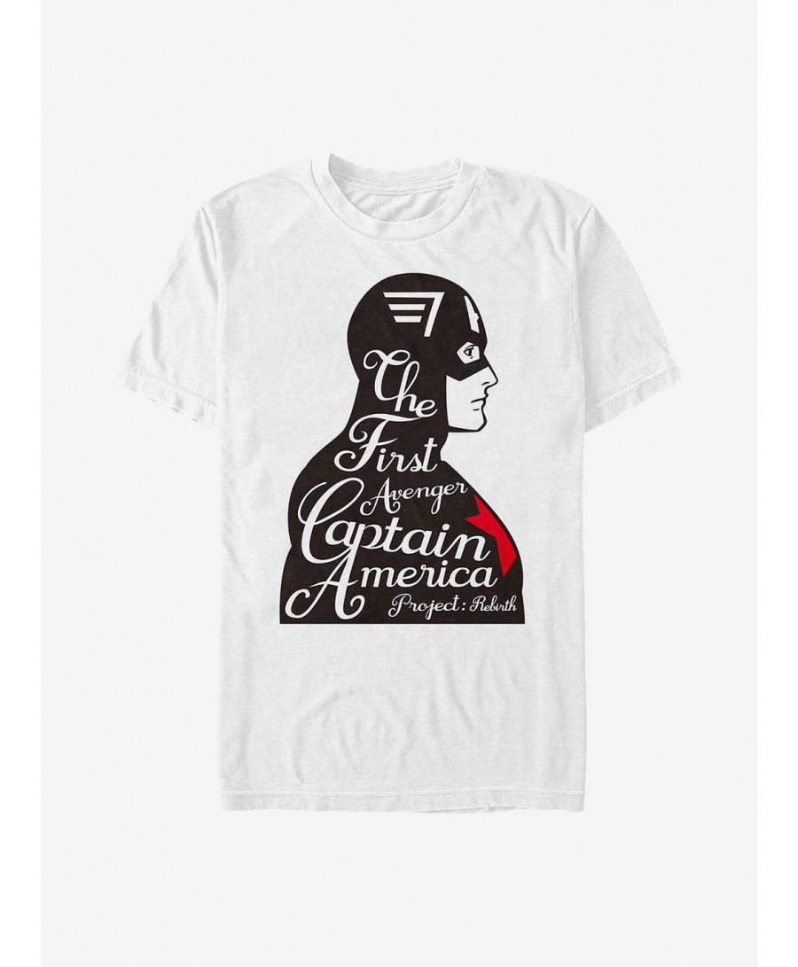 Hot Selling Marvel Captain America First Avenger T-Shirt $9.32 T-Shirts