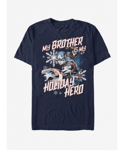 Wholesale Marvel Captain America Holiday Brother T-Shirt $11.95 T-Shirts