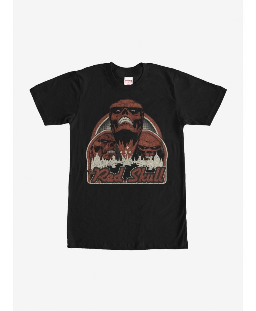 Pre-sale Marvel Red Skull City T-Shirt $11.23 T-Shirts