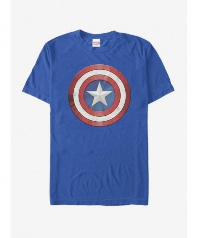 Discount Sale Marvel Captain America Reflect Shield T-Shirt $11.71 T-Shirts