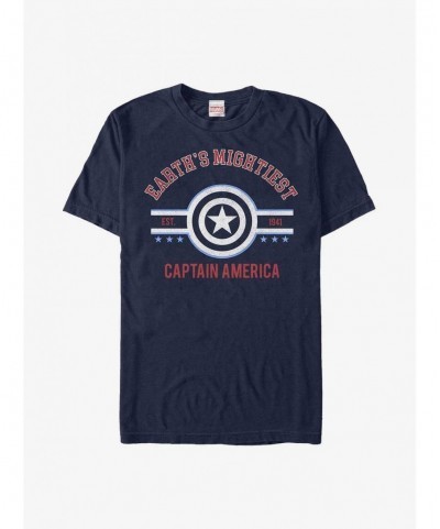 Seasonal Sale Marvel Captain America Mighty Captain T-Shirt $7.41 T-Shirts