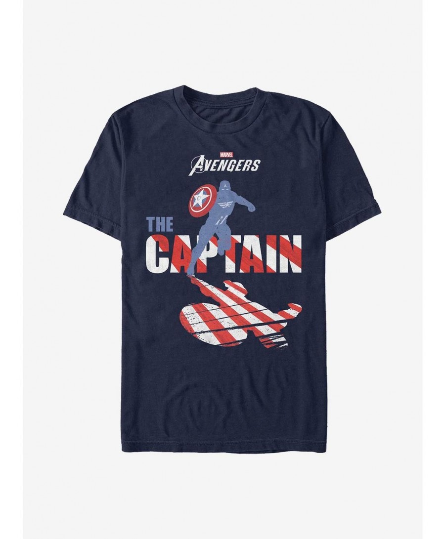 Hot Sale Marvel Captain America The Captain T-Shirt $10.76 T-Shirts