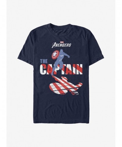 Hot Sale Marvel Captain America The Captain T-Shirt $10.76 T-Shirts