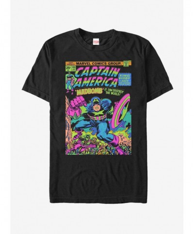 Exclusive Marvel Captain America Glow T-Shirt $11.71 T-Shirts