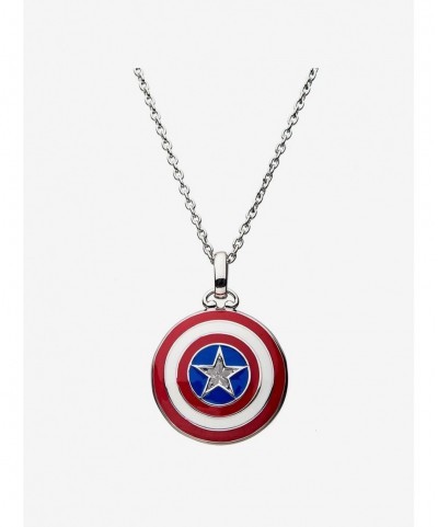 Pre-sale Marvel Captain America x RockLove Shield Necklace $30.57 Necklaces