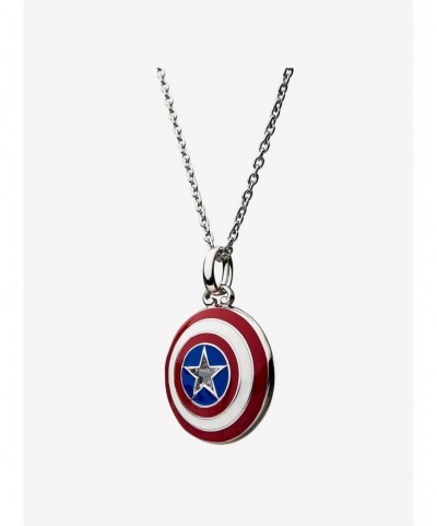 Pre-sale Marvel Captain America x RockLove Shield Necklace $30.57 Necklaces