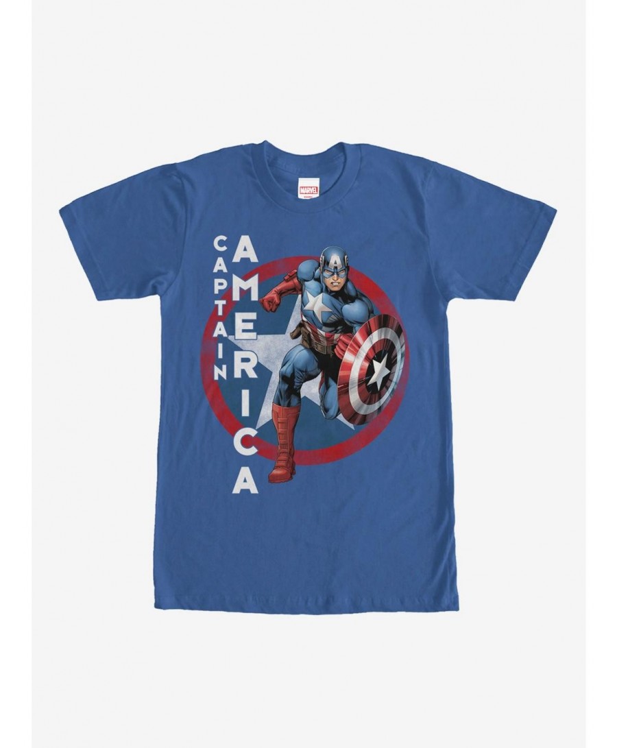 Best Deal Marvel Captain America T-Shirt $11.47 T-Shirts