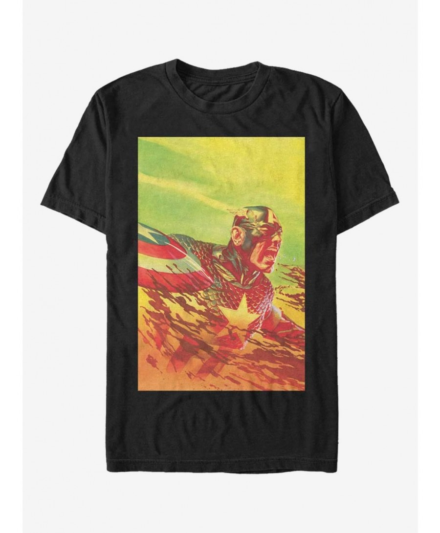 Discount Marvel Captain America T-Shirt $11.95 T-Shirts