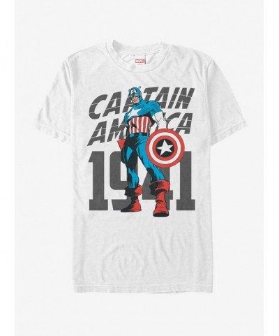 Limited Time Special Marvel Captain America History T-Shirt $8.37 T-Shirts