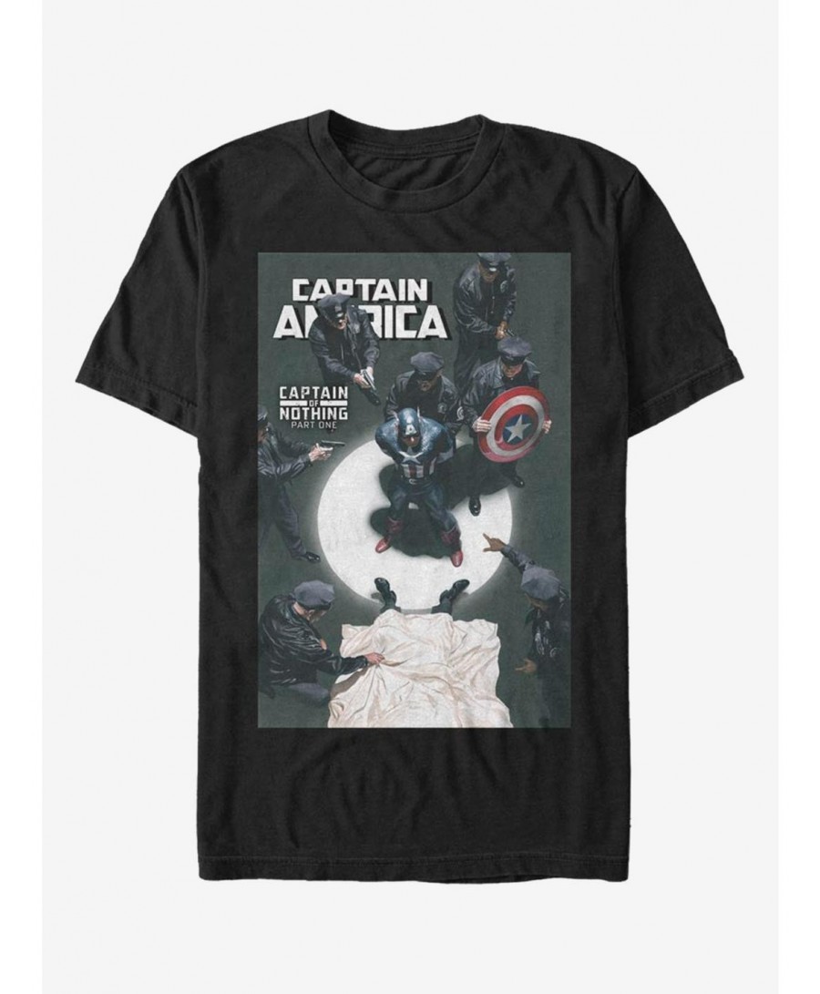 Absolute Discount Marvel Captain America Cops T-Shirt $9.80 T-Shirts