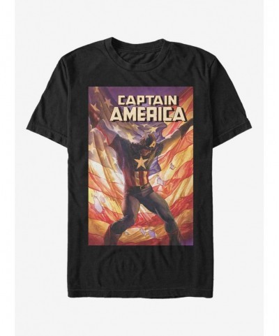 Absolute Discount Marvel Captain America T-Shirt $11.23 T-Shirts