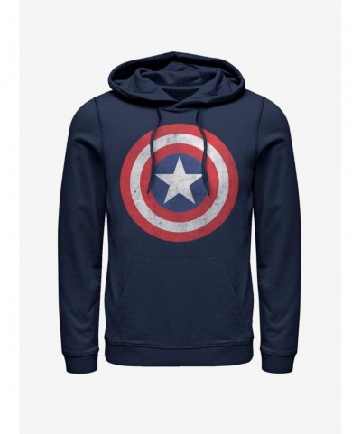 Seasonal Sale Marvel Captain America Captain Classic Hoodie $13.92 Hoodies