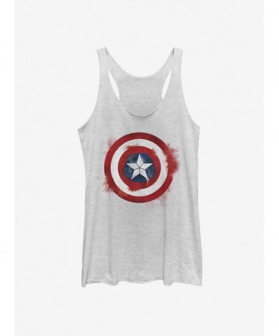 Special Marvel Captain America Spray Logo Girls Tank $9.84 Tanks