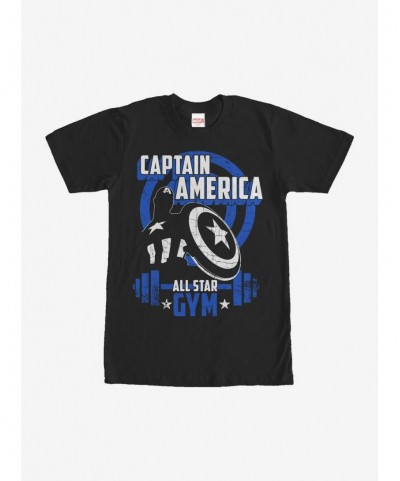 Cheap Sale Marvel Captain America All Star Gym T-Shirt $10.99 T-Shirts