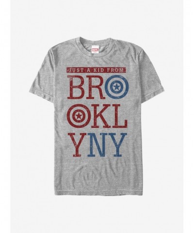 Clearance Marvel Captain America Brooklyn Kid T-Shirt $11.47 T-Shirts